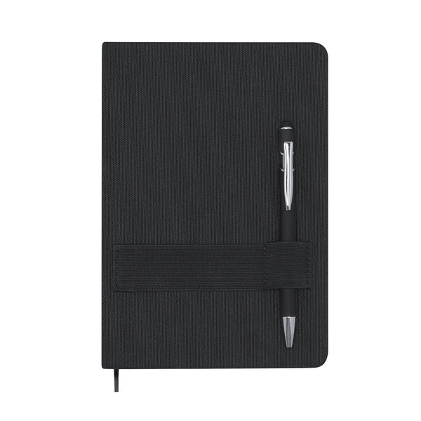 Block Notes Rubin nero - personalizzabile con logo