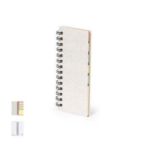 Block Notes Sorduk natural - personalizzabile con logo