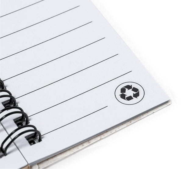 Block Notes Sorduk natural - personalizzabile con logo