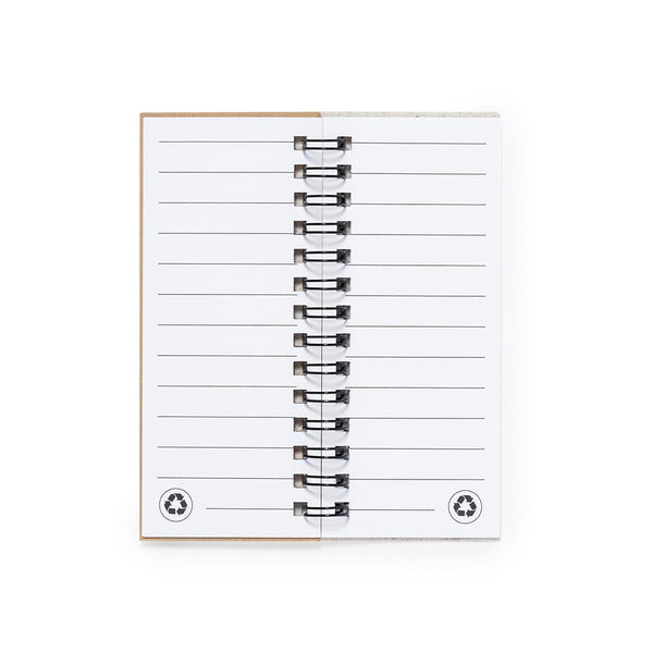 Block Notes Sorduk natural - personalizzabile con logo