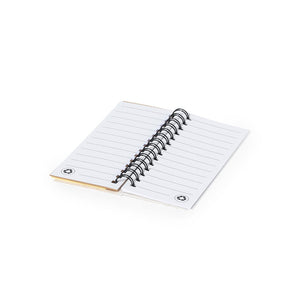 Block Notes Sorduk natural - personalizzabile con logo