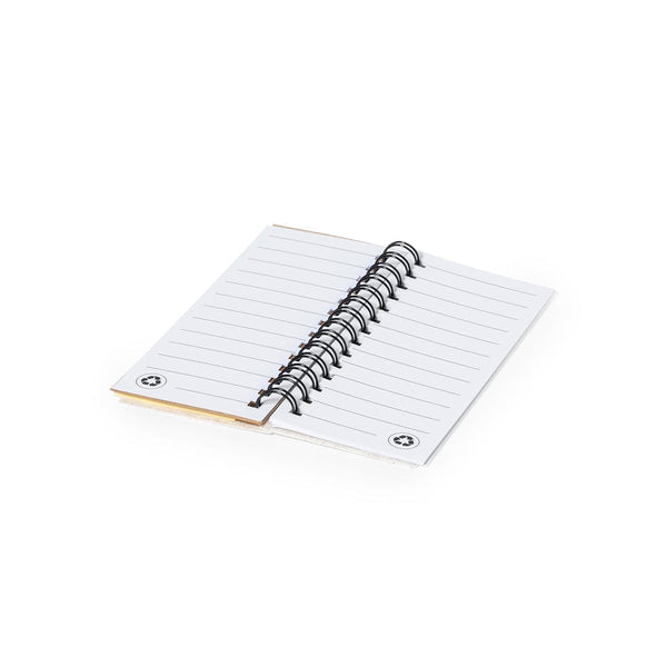 Block Notes Sorduk natural - personalizzabile con logo