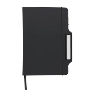 Block Notes Supporto Cruas nero - personalizzabile con logo
