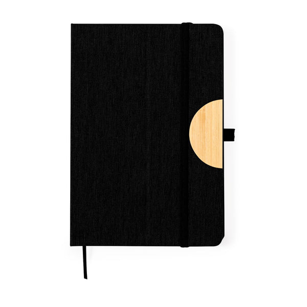 Block Notes Supporto Jibs nero - personalizzabile con logo
