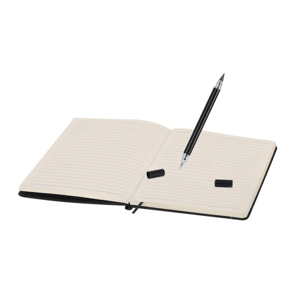 Block Notes Supporto Lemard nero - personalizzabile con logo