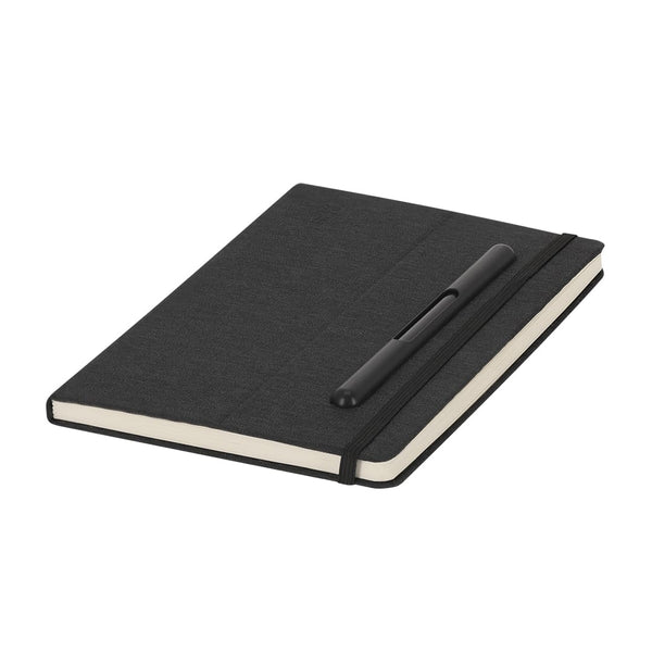Block Notes Supporto Lemard nero - personalizzabile con logo