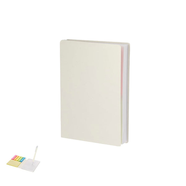 Block Notes Tamar bianco - personalizzabile con logo