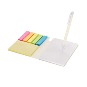 Block Notes Tamar bianco - personalizzabile con logo