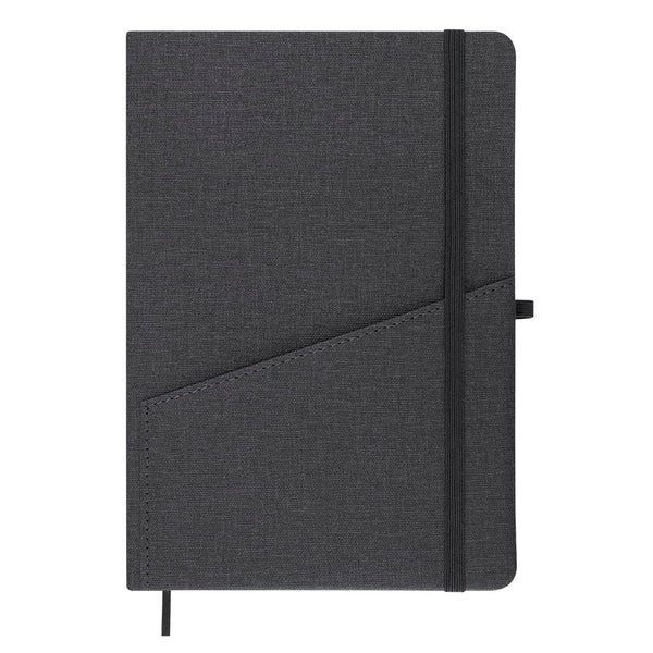 Block Notes Waylon nero - personalizzabile con logo