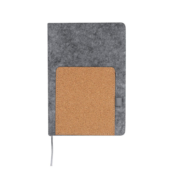 Block Notes Wilko grigio - personalizzabile con logo