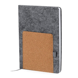 Block Notes Wilko grigio - personalizzabile con logo