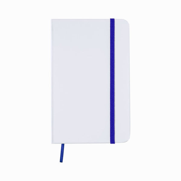 Block Notes Yakis bianco / blu - personalizzabile con logo