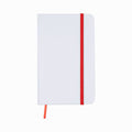 Block Notes Yakis bianco / rosso - personalizzabile con logo