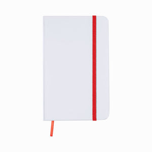 Block Notes Yakis bianco / rosso - personalizzabile con logo