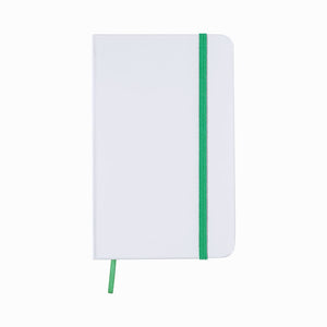 Block Notes Yakis bianco / verde - personalizzabile con logo