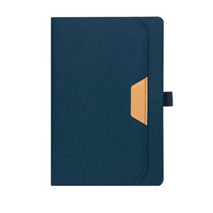 Block Notes Zarek blu navy - personalizzabile con logo