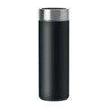 Borraccia doppio strato 400ml Nero - personalizzabile con logo