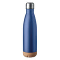 Borraccia doppio strato. 600ml Blu - personalizzabile con logo
