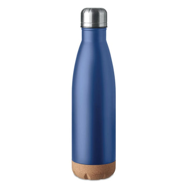 Borraccia doppio strato. 600ml Blu - personalizzabile con logo