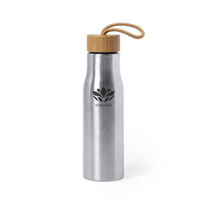 Borraccia Dropun color argento - personalizzabile con logo