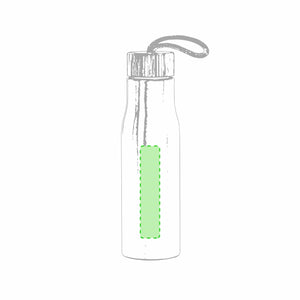 Borraccia Dropun color argento - personalizzabile con logo