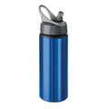 Borraccia in alluminio 600ml blu - personalizzabile con logo