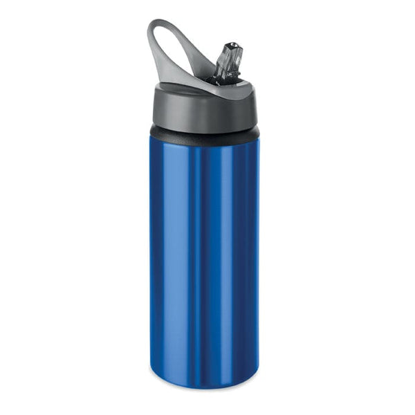 Borraccia in alluminio 600ml blu - personalizzabile con logo