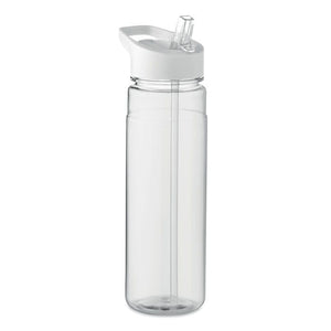 Borraccia in RPET. 650ml PP bianco - personalizzabile con logo