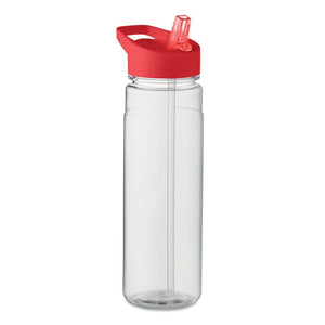 Borraccia in RPET. 650ml PP rosso - personalizzabile con logo