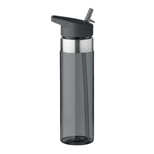 Borraccia in tritan 650ml grigio - personalizzabile con logo