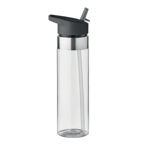 Borraccia in tritan 650ml trasparente - personalizzabile con logo