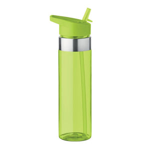 Borraccia in tritan 650ml verde calce - personalizzabile con logo