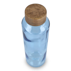 Borraccia in vetro riciclato InSideOut ReuuZ con tappo in legno 650 ml - personalizzabile con logo