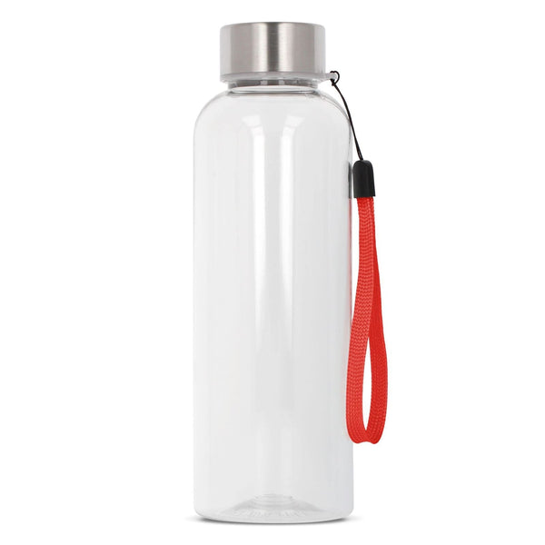 Borraccia Jude R-PET 500ml rosso - personalizzabile con logo