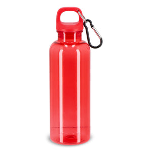 Borraccia Noa R-PET 500 ml Trasparente Trasparente / Rosso - personalizzabile con logo