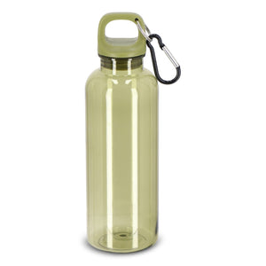 Borraccia Noa R-PET 500 ml Trasparente Trasparente / verde calce - personalizzabile con logo