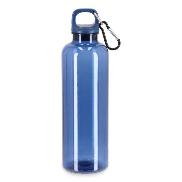 Borraccia Noa R-PET 750 ml Trasparente Trasparente / blu navy - personalizzabile con logo