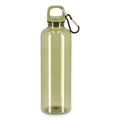 Borraccia Noa R-PET 750 ml Trasparente Trasparente / verde calce - personalizzabile con logo
