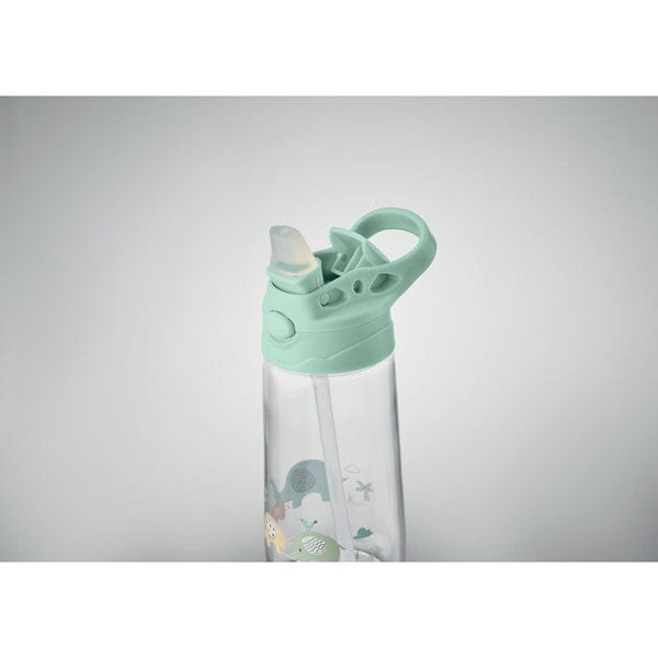 Borraccia per bambini in Tritan 450 ml Verde calce - personalizzabile con logo