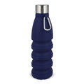Borraccia pieghevole 550 ml blu navy - personalizzabile con logo
