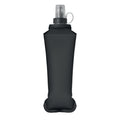 Borraccia pieghevole da 500 ml Nero - personalizzabile con logo