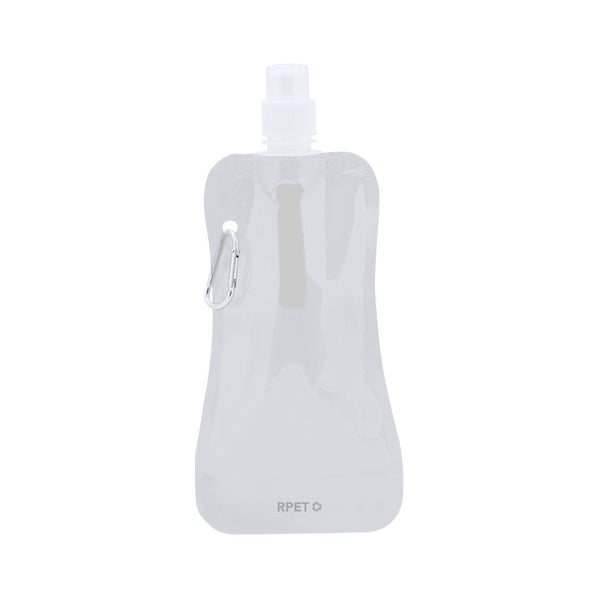 Borraccia Pieghevole Risix bianco - personalizzabile con logo