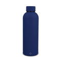 Borraccia termica Alchemy soft touch 500ml blu navy - personalizzabile con logo