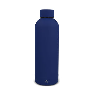 Borraccia termica Alchemy soft touch 500ml blu navy - personalizzabile con logo