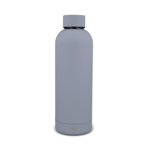 Borraccia termica Alchemy soft touch 500ml Grigio - personalizzabile con logo