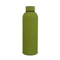 Borraccia termica Alchemy soft touch 500ml verde calce - personalizzabile con logo