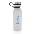 Borraccia termica con cinturino bianco - personalizzabile con logo