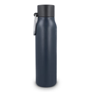 Borraccia termica con moschettone finitura opaca 600 ml - personalizzabile con logo