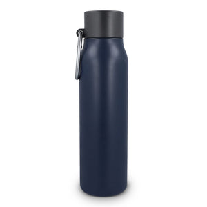 Borraccia termica con moschettone finitura opaca 600 ml - personalizzabile con logo