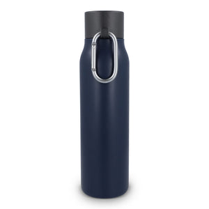 Borraccia termica con moschettone finitura opaca 600 ml - personalizzabile con logo
